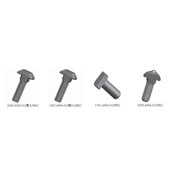 10 T Slot Extrusion Steel Grade 8.8 M8 Connecting Hammer Bolt T Head Bolt