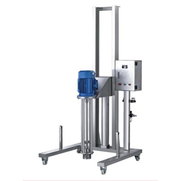 Pneumatic Lifting Vacuum Homogenizer Mixer Easy Operation Movable