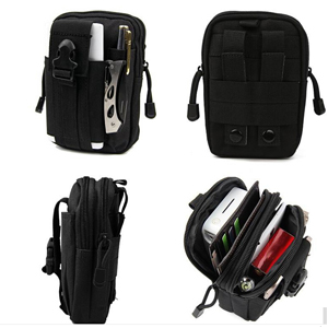 Universal Tactical Seat ​Back Organizer Vehicle Molle Panel Organizer Storage Bag With Detachable Molle Pouch