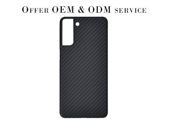 Crater Design Aramid Fibre Phone Case OEM For Samsung S21