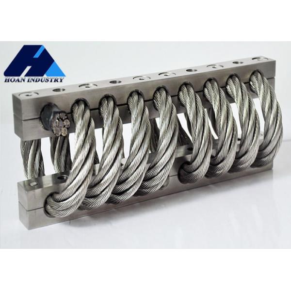 Aluminum & Stainless Steel Wire Rope Isolator with 515kg Max Static Load and 8 Loops Design for Vibration Control