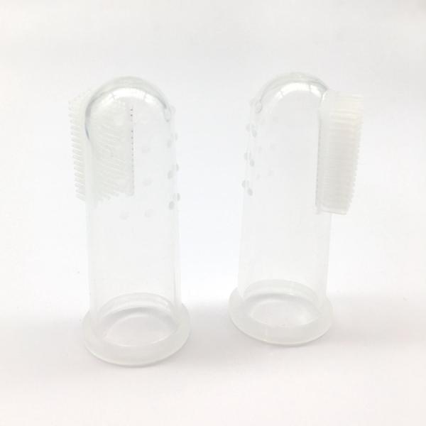 Soft best FDA safety wholesale custom travel infant rubber silicone baby finger toothbrush amazon