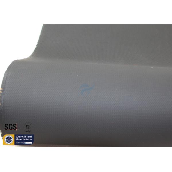 Черное акриловое покрытое устойчивое одеяла 3732 огня стеклоткани 0.43ММ химическое