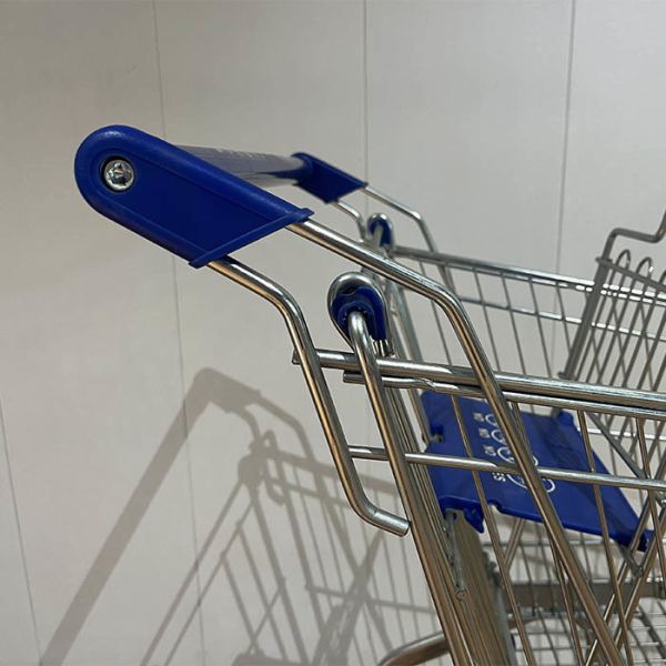 100L German type Grocery store Rolling Trolley ISO9001 Metal Shopping Trolley

