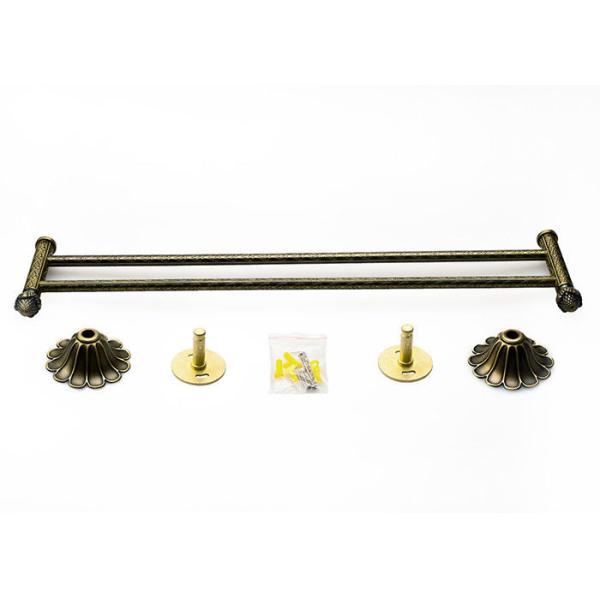 Modern Design 886g Light Double Towel Bar Antique Brass Bathroom Essentials