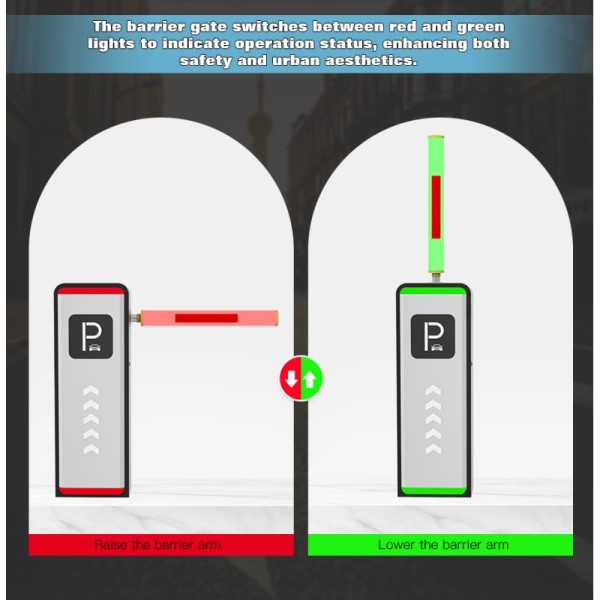 CW252 License Plate Recognition Parking Barrier Gate System