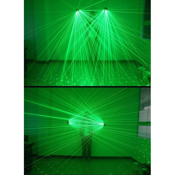Луч зеленого цвета дистанционного управления 532nm лазерных лучей партии диско перчаток клуба на открытом воздухе