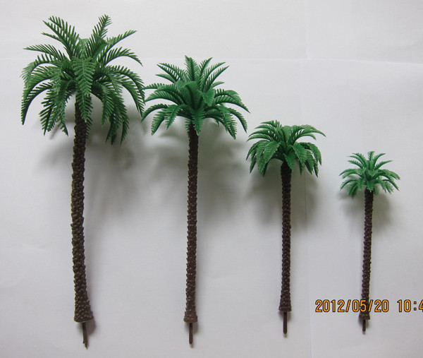 1:150scale model coconut trees--model fake tree,miniature artificial tree,fake