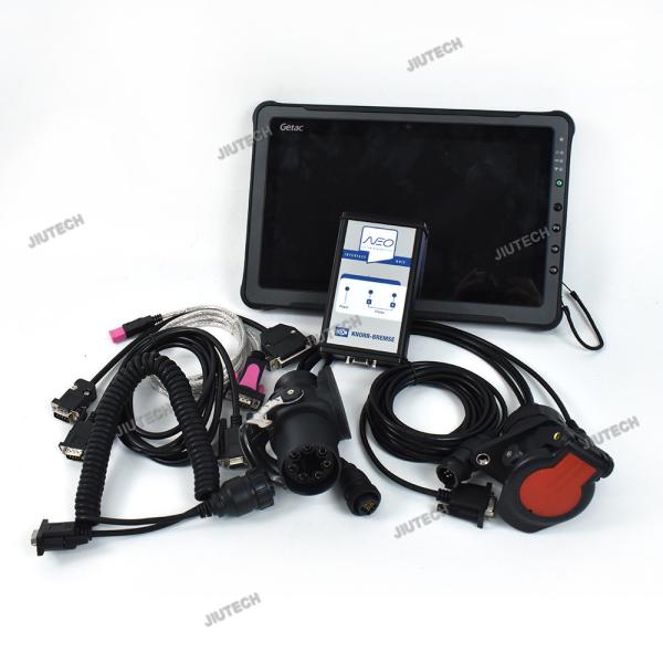 Pronto para usar Getac F110 Tablet+For Knorr NEO UDIF Interface com software V5.0 Truck Trailer Brake Diagnostic Tool