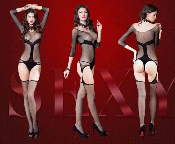 Sexy lady nice transparency net fashion night dress wholesale women underwears