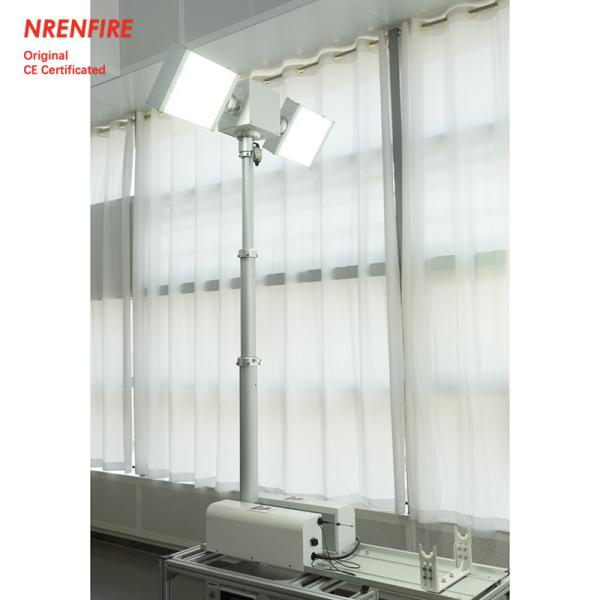 fire truck mounting pneumatic telescopic mast light 1.8m roof top mounted-NR-R1800-240