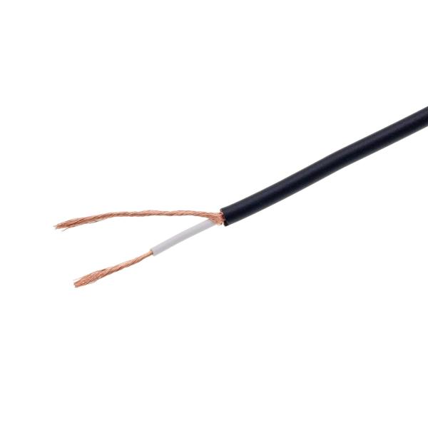 Frequência 6ft Cable de Áudio e Vídeo de cobre macho para macho Conector de latão PVC Jaqueta