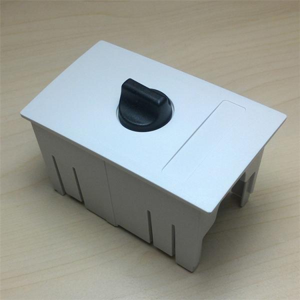 White Total Station Survey Equipment  ,  Battery Holder For Leica Ts06 Total Station