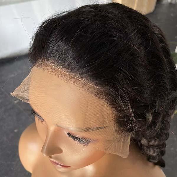 Deep Wave Indian Swiss Lace HD Wigs Human Hair 13x6 Jerry Curly