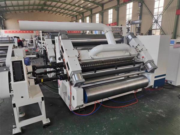 7.5KW Single Facer Corrugated Cardboard Corrugated Board Line com 4500 kg de peso