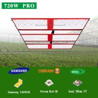 4 channel spectrum 3000k 660nm ir uv plant led grow light 720w for plant growth