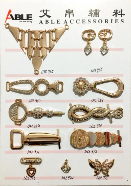 The high-quality goods rhinestone shoe flower shoe accessories metal buckle for woman shoes