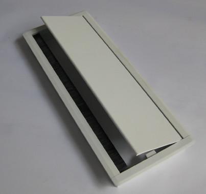 aluminium power wire desktop brush box,#P3