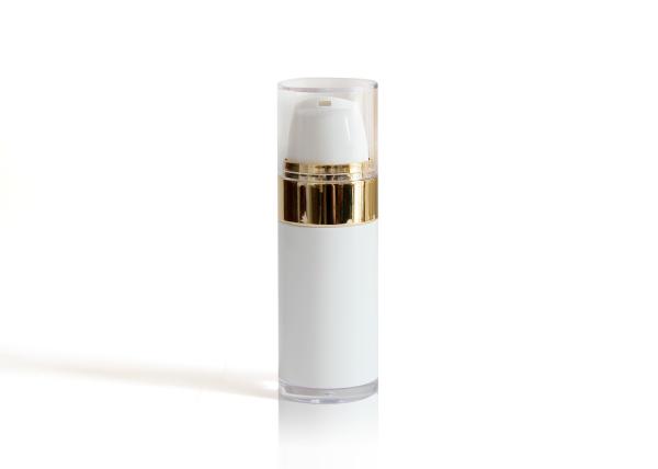Reusable Foundation Pump Bottle / Facial Care White Airless Pump Bottle