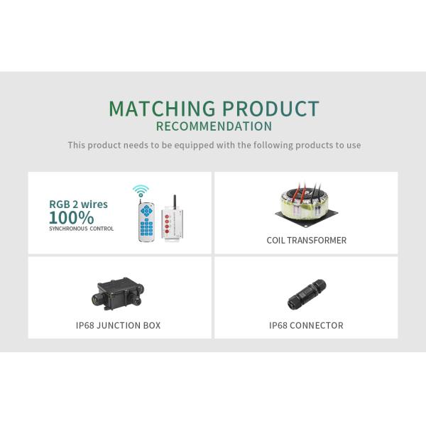 25W ABS Surface Mounted Pool Lights Synchronous Control