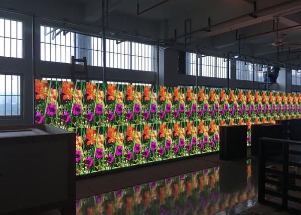 Slim Cabinet Outdoor SMD LED Screen P4.81 500x1000mm  Module Size