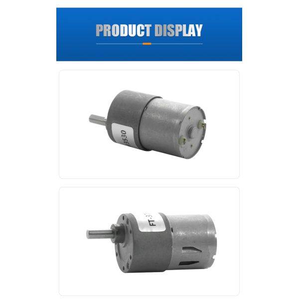 FT-37RGM3530 High Torque Geared DC Motor for Automatic Table