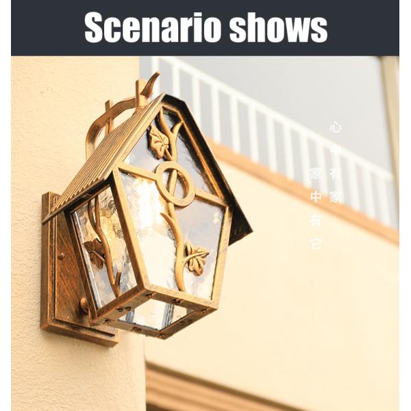 Aluminum and Acrylic European style retro LED wall lamp outdoor lights(WH-HR-74)