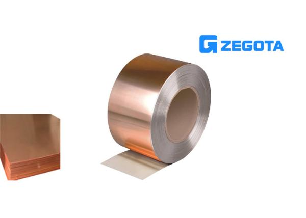 Ultra Thin Copper Clad Aluminum Sheet Strip Coil High Thermal Conductivity
