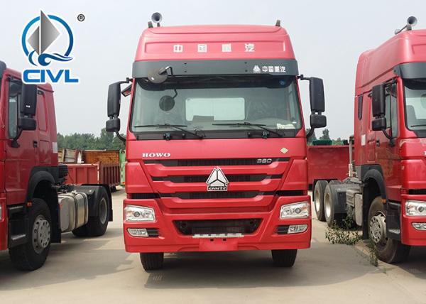 new Red 6x4 Prime Mover Truck EURO II Use With Semi Trailer Truck Color Optional
