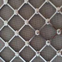 Grille en treillis métallique en acier inoxydable pour décoration d'armoires