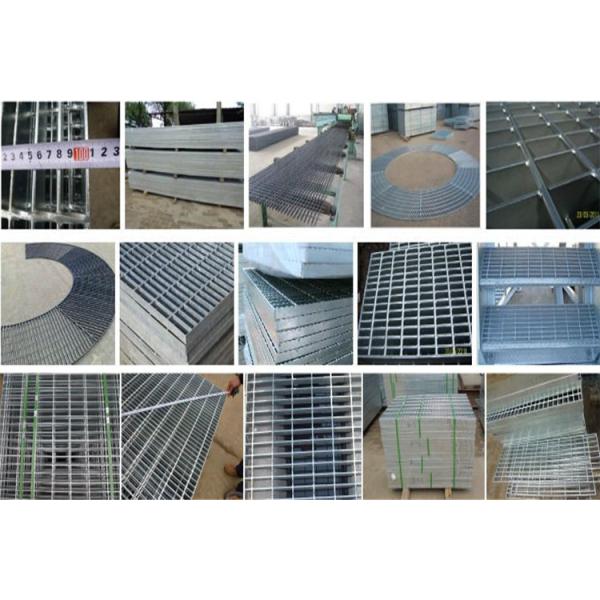 Plain Galvanized Serrated Bar Grating Rectangular Or Round Shape