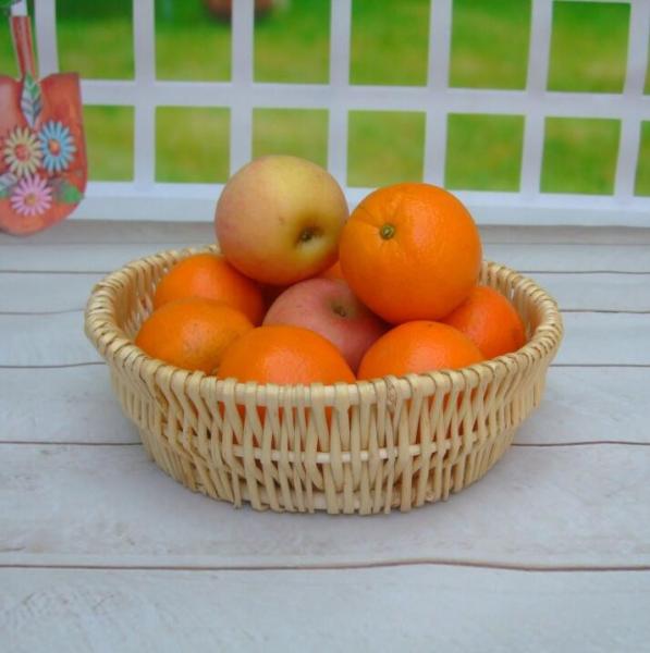 wicker baskets round shape willow fruit basket water cleaning ECO handmade wicker baskets manufacturer