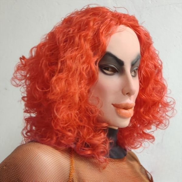 Latex Fantasy Mask for Theatrical Use - One Size Fits Most and Lightweight at 280g