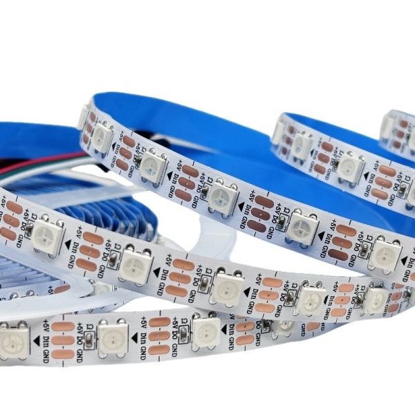 5050 Low Voltage 5V Color Changing 30/60 / 90 Light Bar Closet Ambiance Full Color Running LED Light Strip