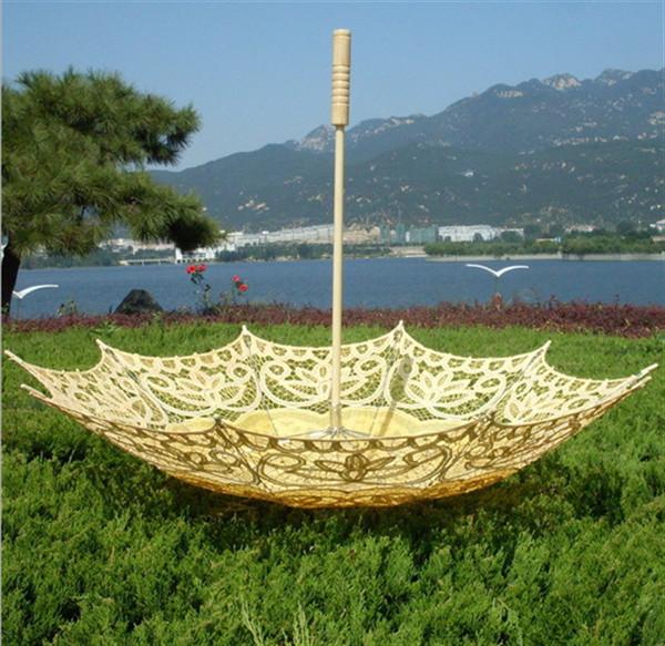 Sunshade Lace Wedding Parasol Umbrella 42cm Decorative Multicolor