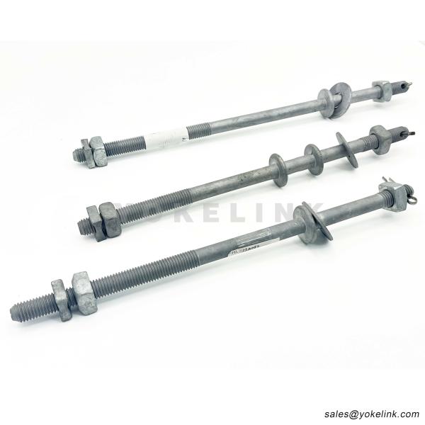 ANSI C135.31 Single Upset Spool Bolt 5/8'' x 12'' for poleline Hardware