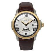 SGS approved Multifunction Stainless Steel Watches , cool wrist watches with leather strap