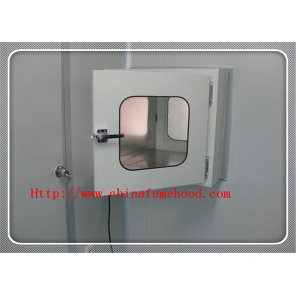 White Antirust Cleanroom Cleaning Equipment Pass Through Box For Pharmaceutical