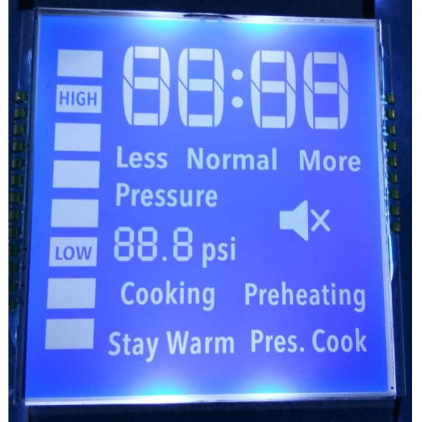 Нестандартная конструкция FSTN Lcd этапа/дисплей TN Lcd, игра Lcd Транс-официального послания соединителя зебры Monochrome для счетчика воды