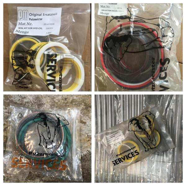 Используемый набор уплотнения поршеня частей тележки насоса 52m Beton заграждения Putzmeister конкретный