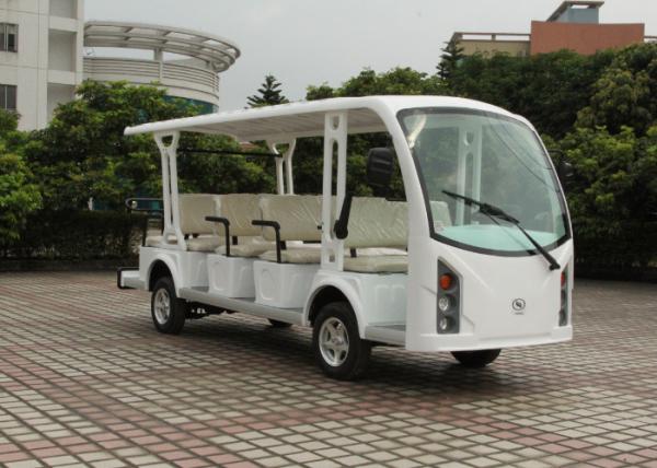 Long Range Sightseeing Car 72V AC System 15 Passenger Mini Bus 4 Wheel Electric Vehicle