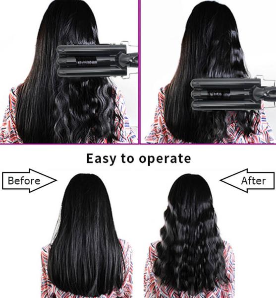 Hotel Travel 32mm Spiral Curling Wand Curling Tongs For Short Hair