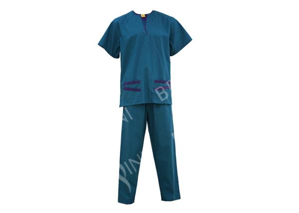S-XXL Size Protective Work Clothing Womens Scrubs Sets Highly Comfortable