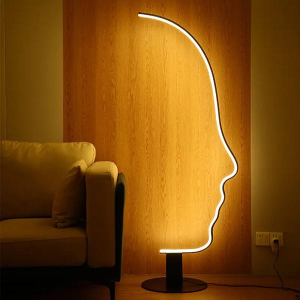 Living Room LED Desk Lights 4100K Vertical LED Floor Lamp 4100K
