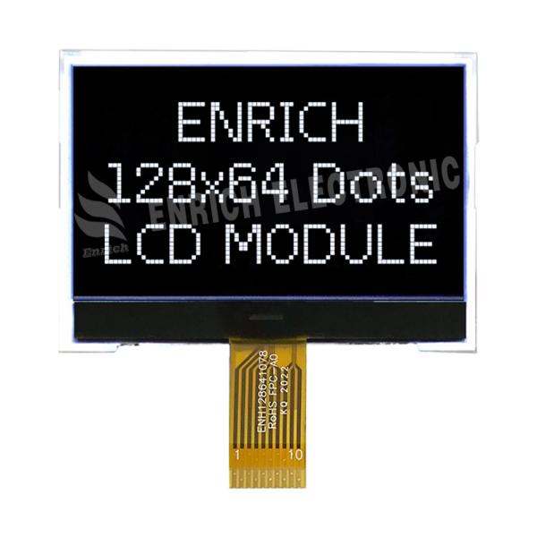 Custom 128x64 Dot Matrix LCD Display FSTN COG Monochrome Lcd Matrix Display