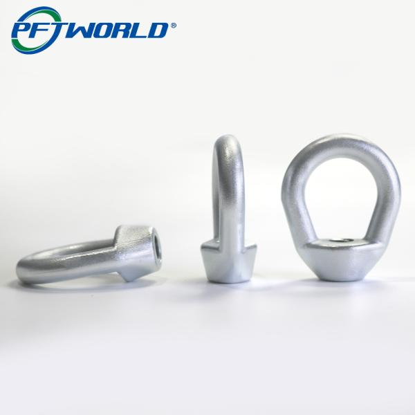 Silver Anodized CNC Machined Aluminum Parts Custom Metal Spares