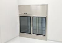 Boîte de passage d'acier inoxydable de la pièce 304 propre 220V statique avec la fenêtre de verrouillage de transfert