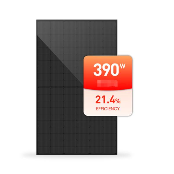 Черный 370W 360W портативные солнечные панели 182mmx182mm Размер ячейки