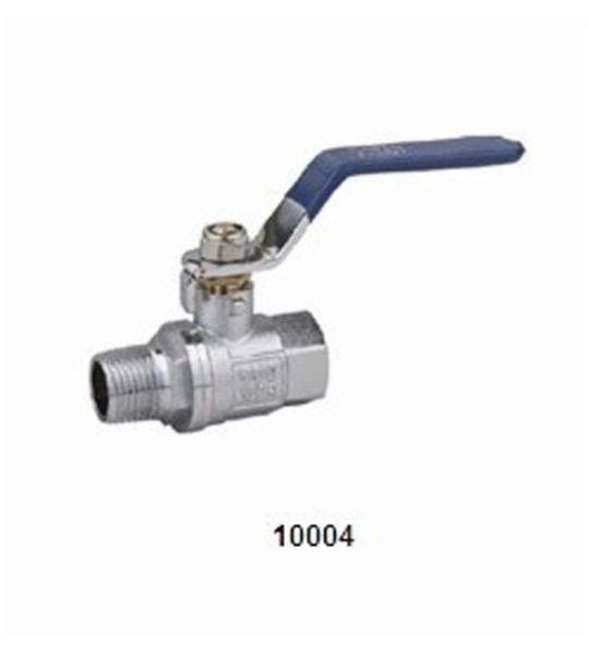 Brass forging Ball Valve 10004 with Chrome plating 600PSI (male-female）
