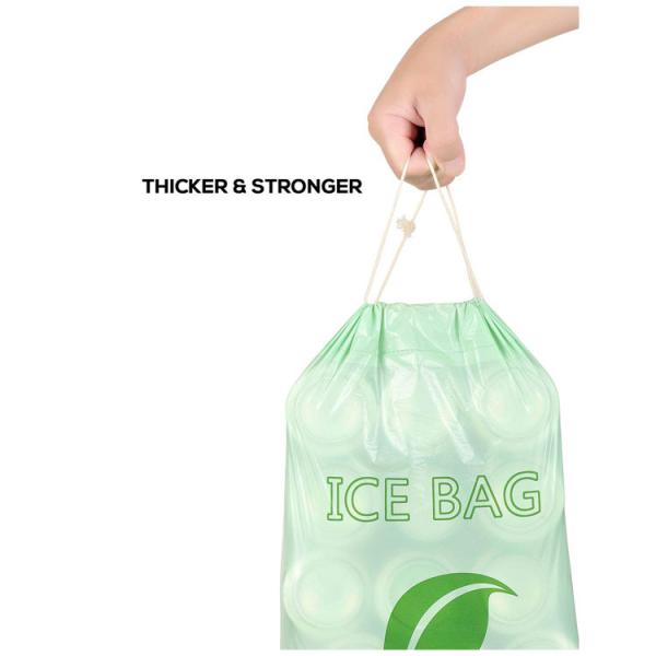 польза низкое MOQ хранения сумки льда 1.5mil поли упаковывая Biodegradable Compostable